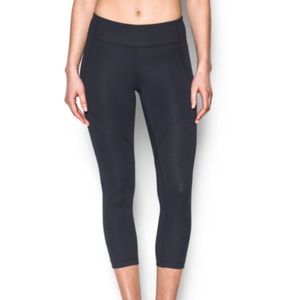Women's UA Mirror Printed Crop- Black